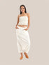 Elastic voile tube top